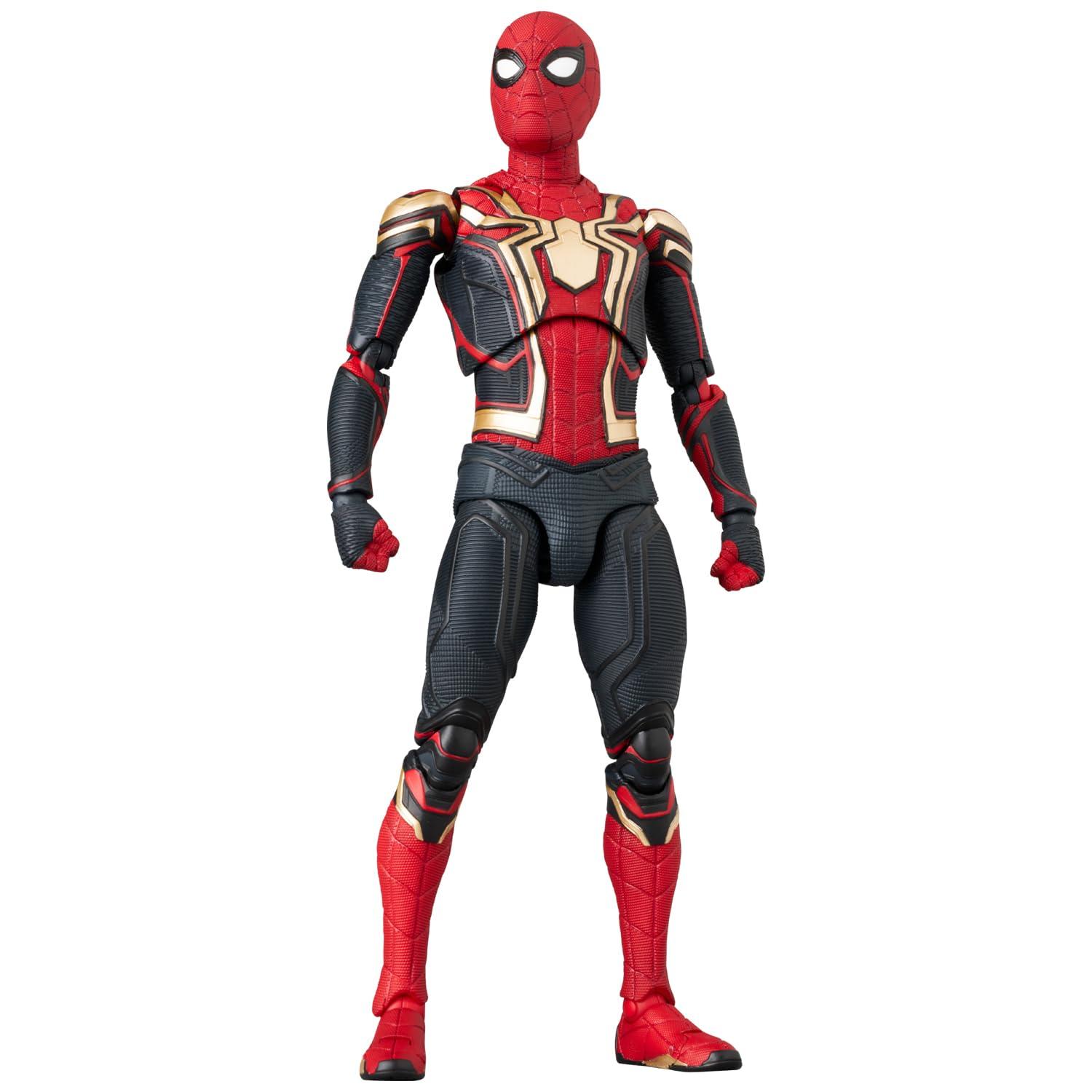 メディコム・トイ MAFEX マフェックス No.245 SPIDER-MAN INTEGRATED SUIT スパイダーマン インテグレイテッド スーツ 全高約150mm ノンスケール 塗装済み アクションフィギュア