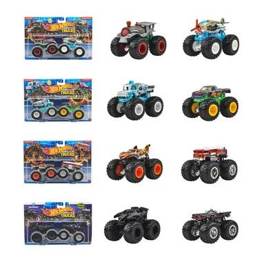 FYJ64-986U ホットウィール モンスタートラック 1:64 2パック アソート (入数:8) 2025年06月発売