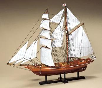 ウッディジョー 1/70 忍路丸 木製模型 組み立てキット (船)