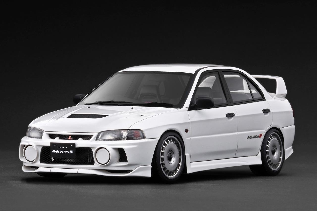 ティーケーカンパニー (TK.Company) ignition model 1/18 Mitsubishi LANCER EVOLUTION IV (CN9A) White 完成品 IG3787｜ポッチ
