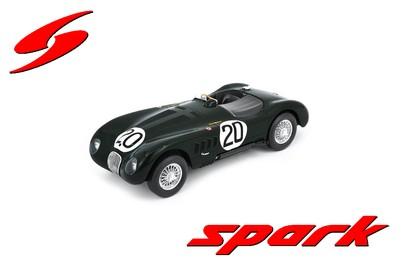 18LM51 1/18 Jaguar XK 120 C No.20 Winner Le Mans 24H 1951 P. Walker ? P. Whitehead|ポッチ