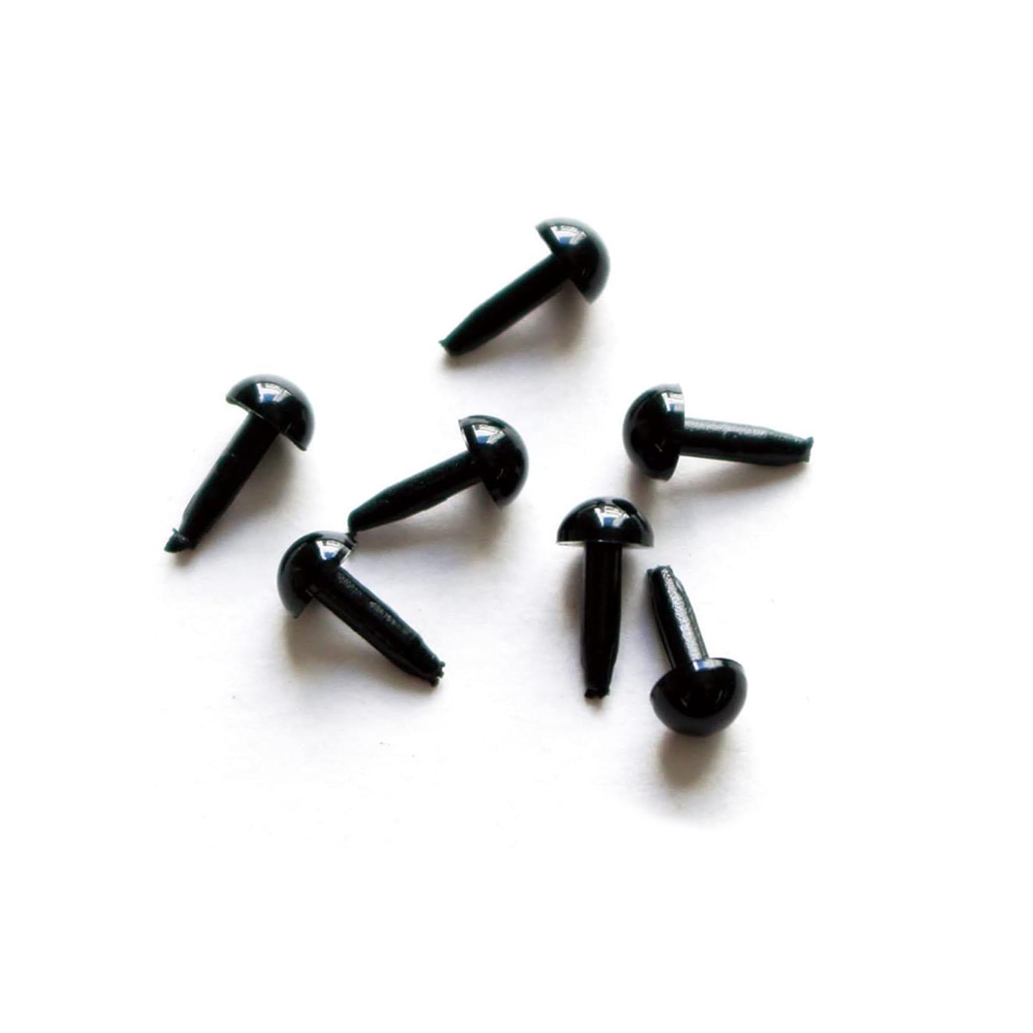 日本紐釦貿易(Nippon Chuko) 目玉ボタン 差し込み丸型さし目 10mm 徳用1000個 CE410