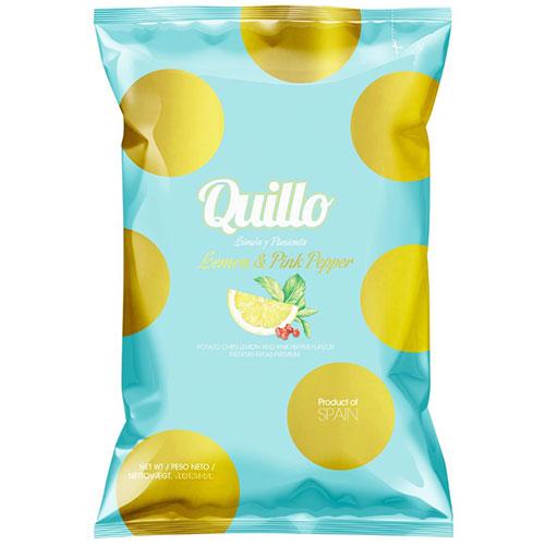 【20袋セット】 キジョー スペインの伝統と情熱が詰まったポテトチップス レモン&ピンクペッパー XQL0018X20