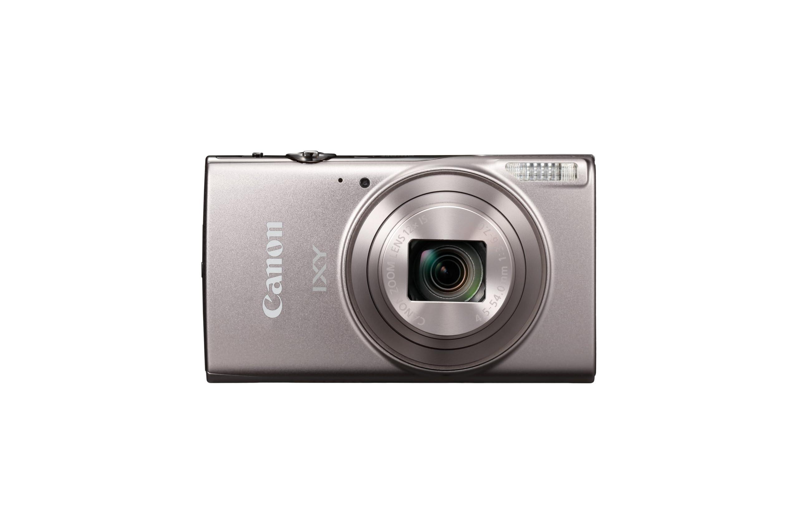 Canon コンパクトデジタルカメラIXY650m しろがね色 光学12倍望遠レンズ/Wi-Fi相応う IXY650mSL
