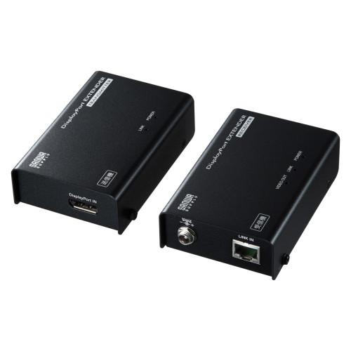 DisplayPort信号エクステンダー 送信機/W103×D68.4×H29mm(本体サイズ)受信機/W103×D68.4×H29mm(本体サイズ)