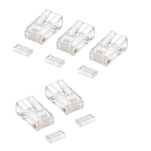 ローカルエリアネットワーク有線テレビ用繋ぎ(CAT5e/単線用/100個)