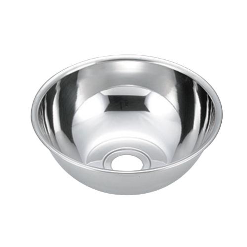 φ385x152粍丸型シンク(ステンレス鋼製)  口径:φ360      外径:φ387