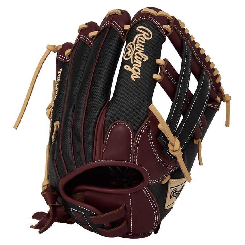 ローリングス(Rawlings) 野球用 グラブ グローブ ソフトボール用 女子専用 ガールズフィット HOH? DP COLORS GS5FHDS65GF オールラウンド用 シェリー/ブラック 11.75インチ ※右投げ用画像