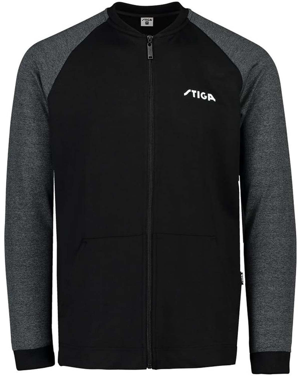 [スティガ] ピンポン 上衣 顔触れ上衣 黒いこと×薄墨色 4XL