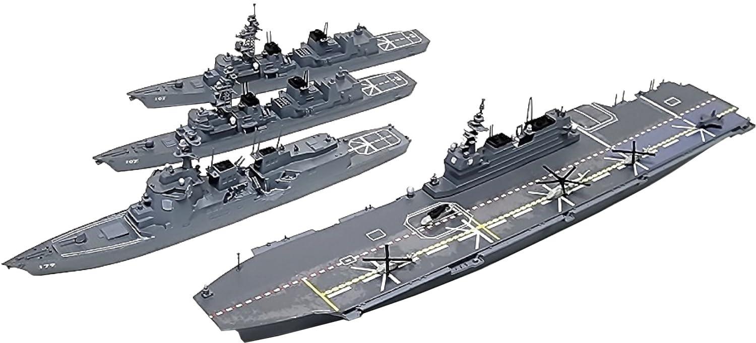 モデリンクジャパン 1/2000 いずも護衛群セット (いずも・まや・むらさめ・いかづち) 3Dプリントキット D20001 (船)