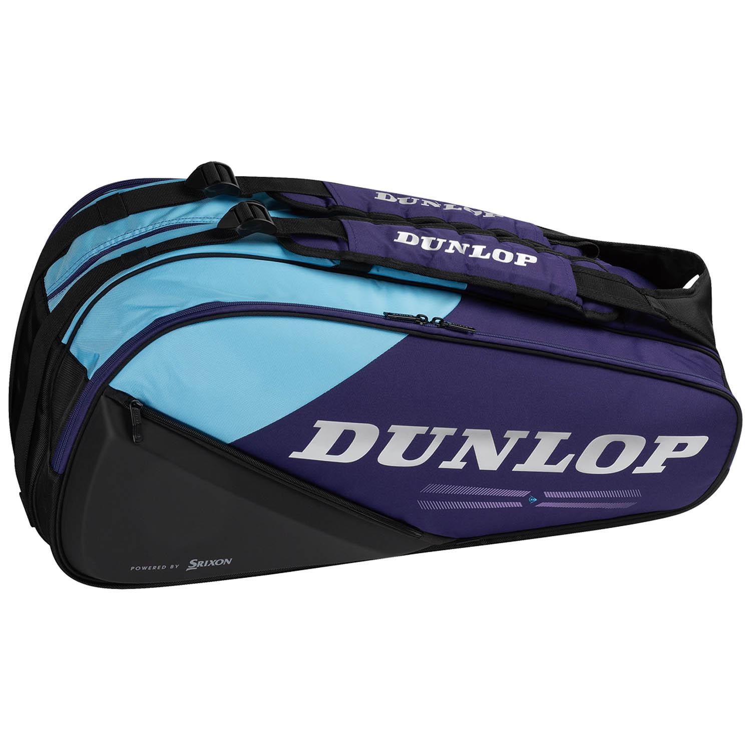 ダンロップ(DUNLOP) 硬式テニス テニス ラケットバッグ PRO SERIES ラケット 8本収納可 バイオレット×ネオンブルー DTC2681