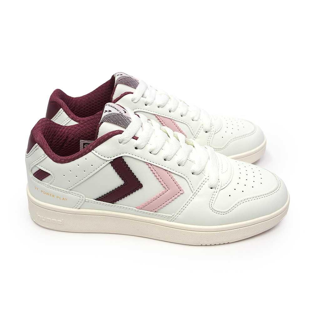 [ヒュンメル] ST. POWER PLAY PP HM232879 WHITE/PINK(9144) 25.5 cm