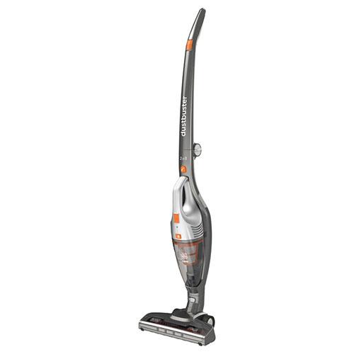 BLACK+DECKER コンパクトスティッククリーナー 【約190&times;270&times;1120mm・充電器・ブラシノズル・先細ノズル】 22641403｜ポッチ