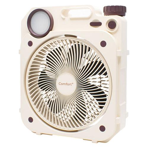 Comfort+ 充電式薄型送風扇 Air Force Fan クリームベージュ 【USBケーブル付属】 22642709