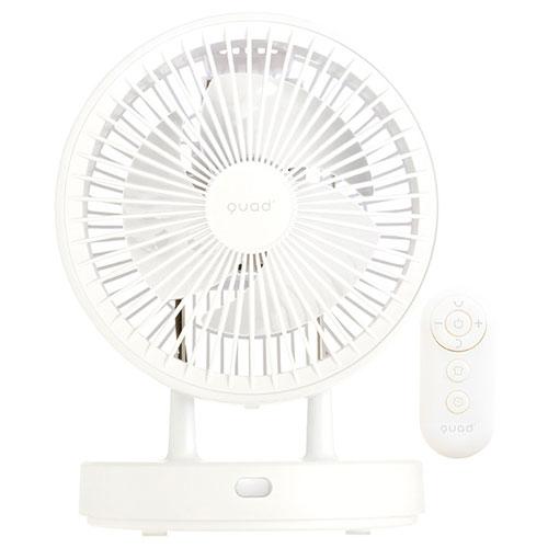 QUADS 衣類乾燥3DDCサーキュレーター PUREAIR DRY DC アイボリー 【リモコン付属】 22641201｜ポッチ