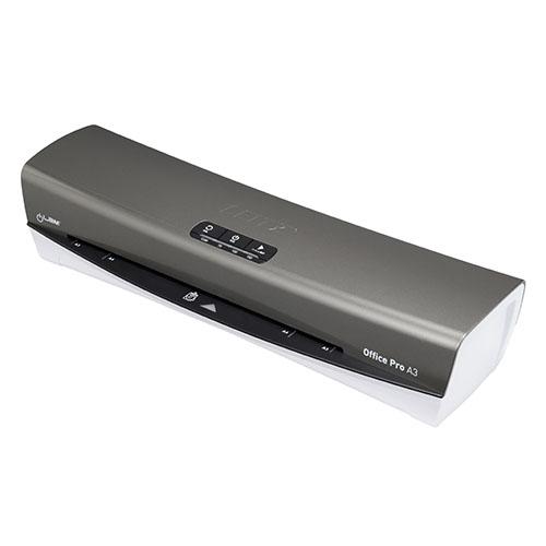 LEITZ ライツ パウチラミネーター A4/A3対応 75~150μm 4本ローラー ウォームアップ約60秒 ジャムフリー機能 iLAM Office Pro アイラムオフィスプロ A3 LLMM341OP グレー