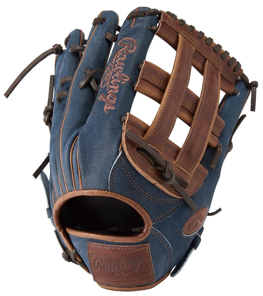 ローリングス(Rawlings) 野球用 グラブ グローブ 軟式 HOH? PRO EXCEL ?Jeans- GR5FHJB88 外野手用 ネイビー 12.5インチ ※左投げ用