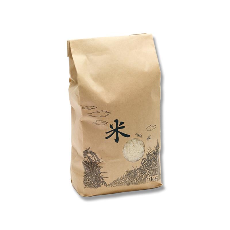 シモジマ ヘイコー 食料雑貨類袋 米袋 1KG 磁気テープ 窓付 200枚入