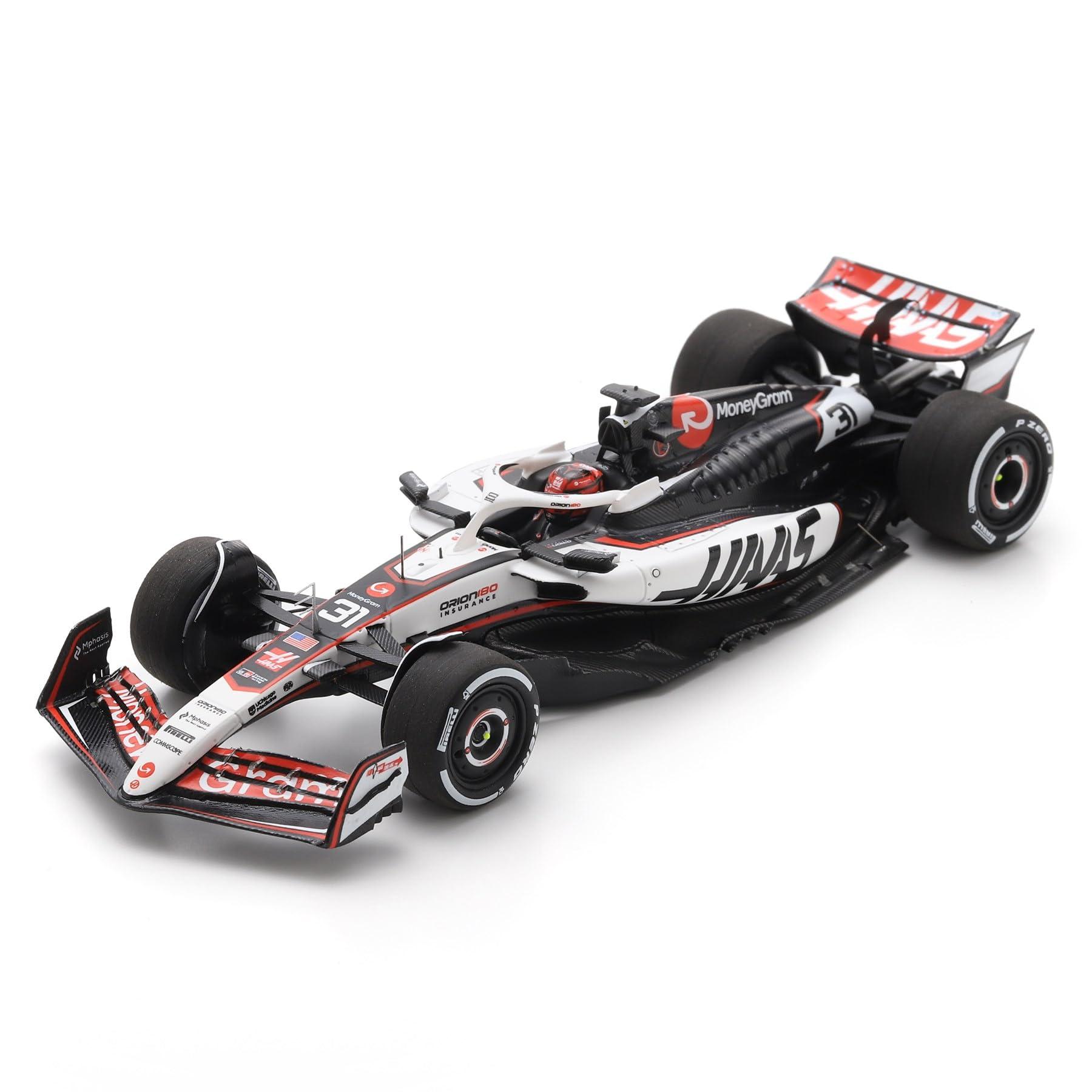 Haas F1チーム、公式2025年モデルコレクション、Esteban Ocon中国GPスペシャルエディション、1/43スケールモデルレーシングカー、ディスプレイボックス付き。｜ポッチ