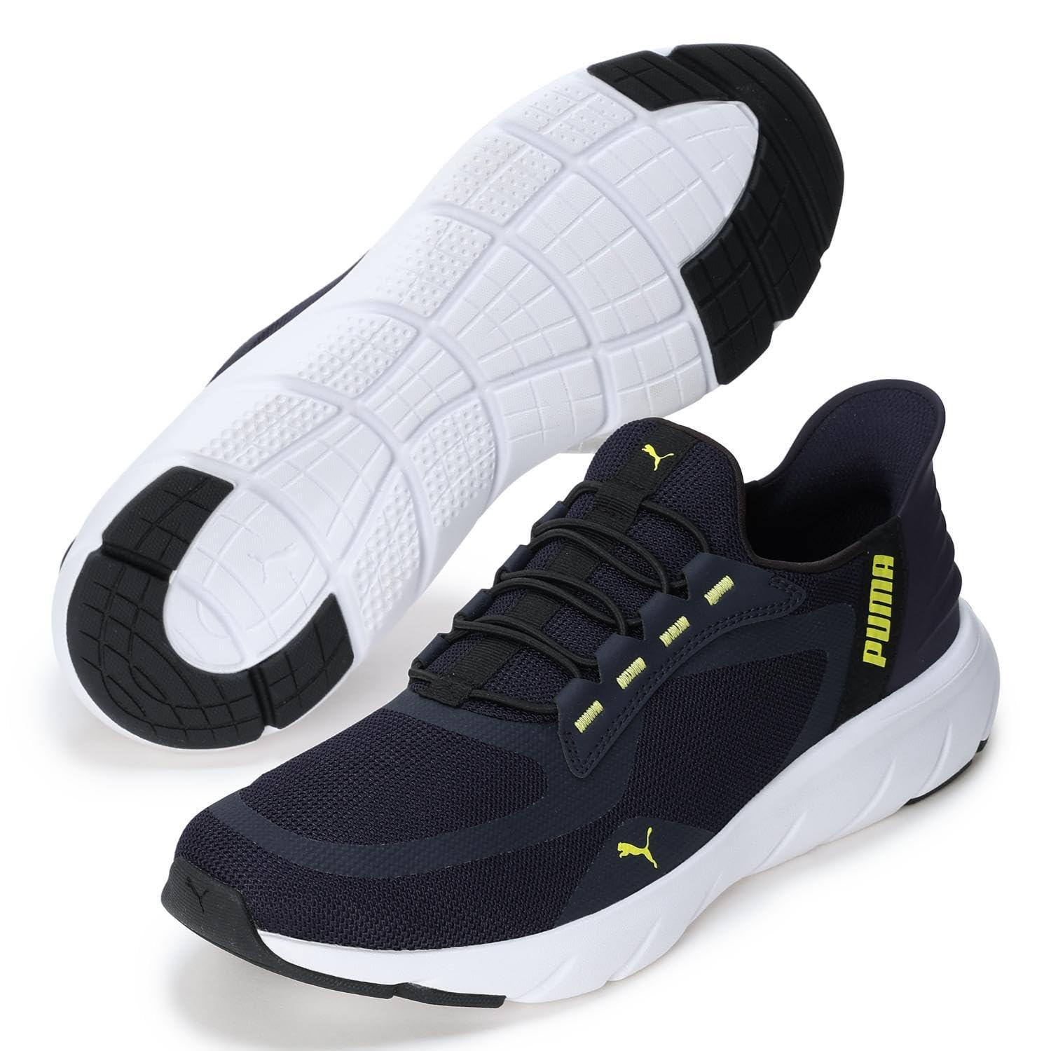 SOFTRIDE フレックス レース EASE IN ALT ワイド 26年春夏カラー New Navy/Lux Lime/PUMA Black(08) サイズ:250