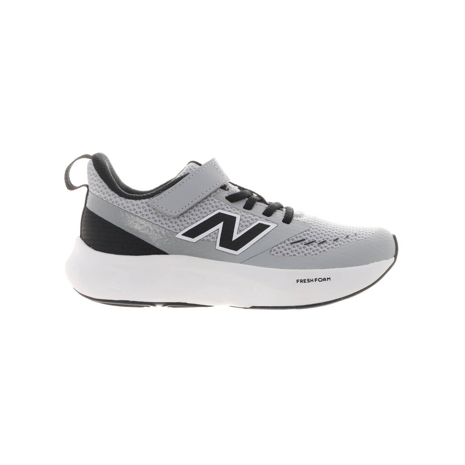 Fresh Foam 625 Bungee Lace with Top Strap カラー:0(7EM(GRAY/BLACK)) サイズ:19