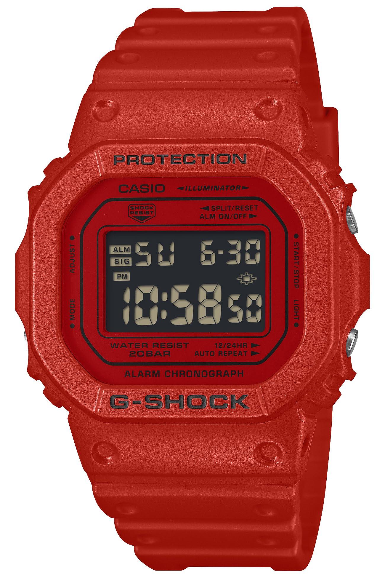 [カシオ] 腕時計 ジーショック 【国内正規品】 環境配慮素材採用 DW-5600RRB-4JF メンズ レッド