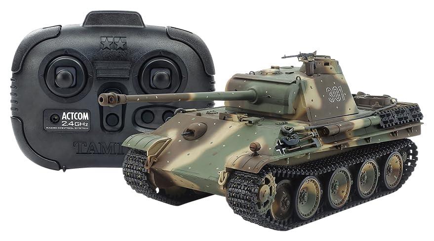 タミヤ (TAMIYA) 1/35RCタンクシリーズ No.19 ドイツ戦車 パンサーG 後期型 (専用プロポ付き) 電動ラジオコントロール 48219|ポッチ