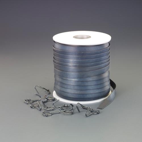 20x2.0mmx100m平天然ゴム縄索(膜鳴楽器巻/金具付)  20(W)mm×2(T)mm×100(L)m