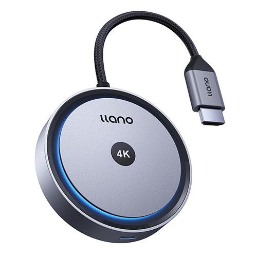llano 4KワイヤレスHDMI受信機 S450 4K/30Hz 超低遅延 最大30m無線伝送 Type-C充電対応 S450