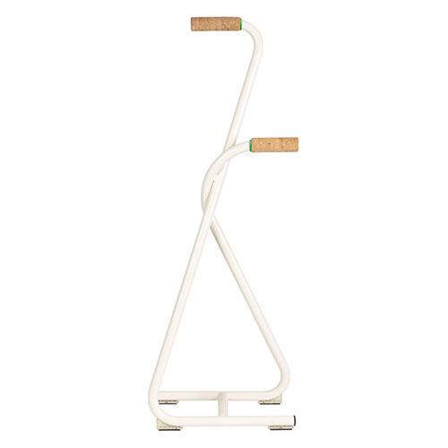 フジ養護ホーム 室内装飾風突っ支い棒(杖) Twin Z Stick II 止ん事無い室内装飾性の御拾いかばい立て器 象牙色 WB5238