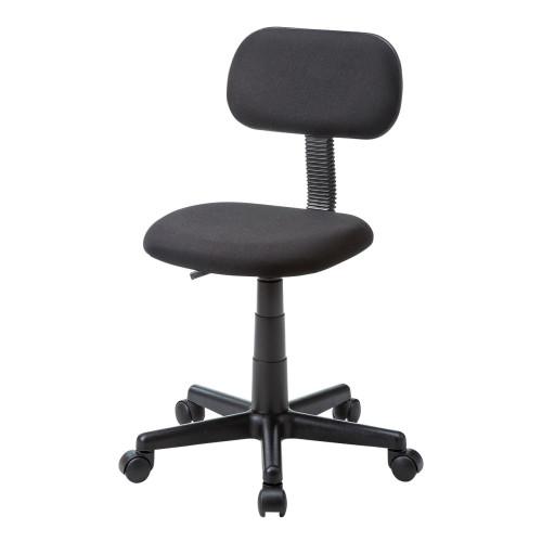 ビジネスチェアー(黒いこと) 黒いこと 裏:390(W)×220(H)粍      座面(座面調節する):420(W)×400(D)×385~475(H)粍