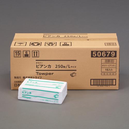 250x250粍 お手て西洋手ぬぐい 250枚/12容器に並べる EA929AZ-33B