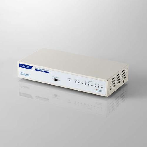 171.5x83.6x30mm[8ポート]スイッチングハブ ホワイト 約171.5(W)×83.6(D)×30.0(H)mm(本体のみ)
