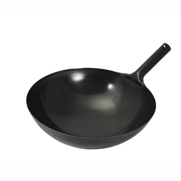 パール金属 日本製 燕三条製 鉄 北京鍋 39cm 鉄製 中華鍋 アウトドア キャンプ ブラック HC-1034