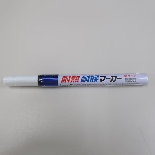 ESCO 油性・耐熱耐候目じるし 10本 [青/細字] EA942CD-114