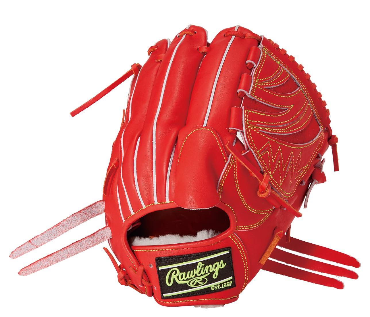 ローリングス(Rawlings) 野球用 グローブ 硬式 PRO PREFERRED N6 BASIC 投手用 GH6PRN65 レッドオレンジ 11.75インチ ※左投用