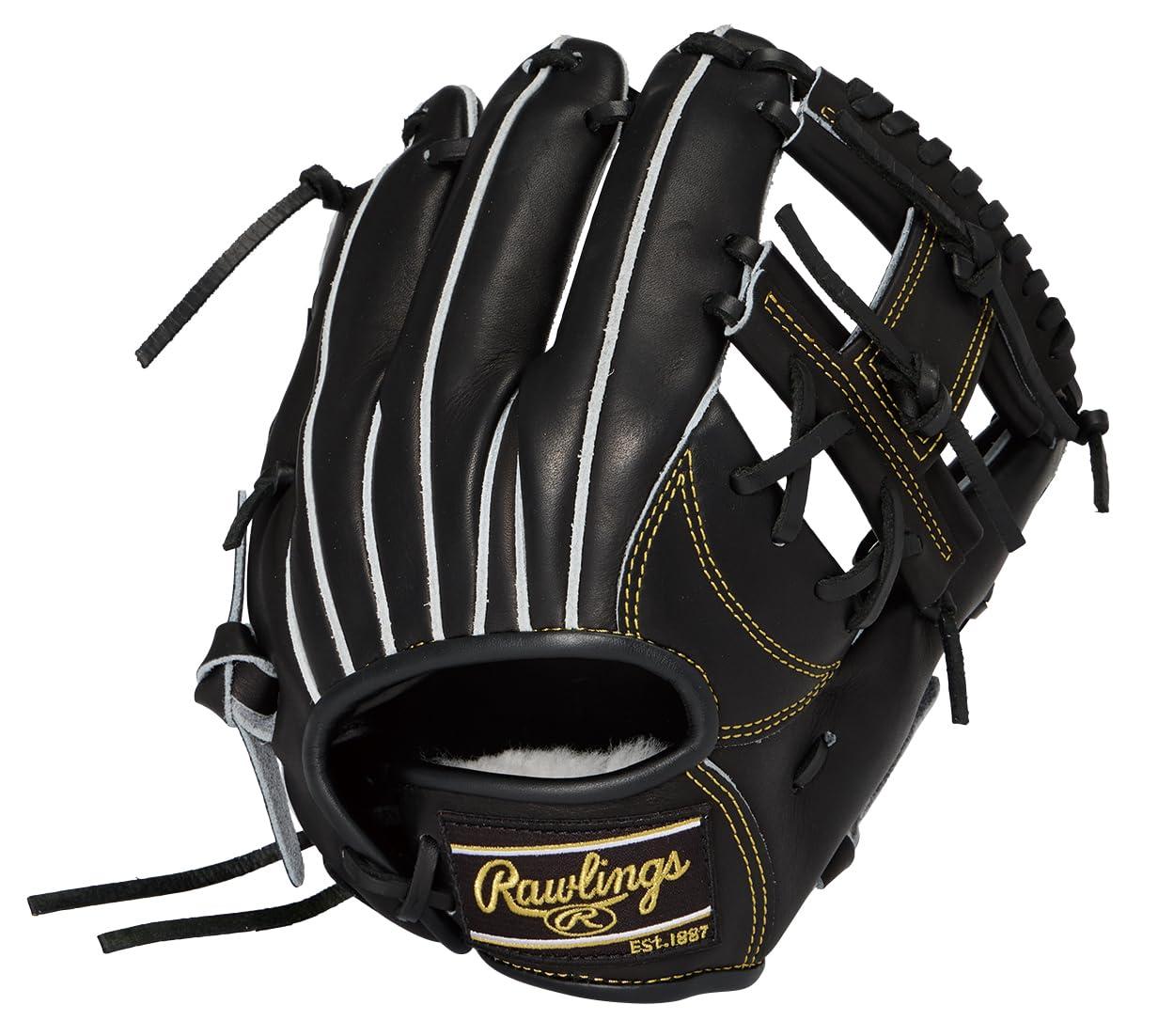 ローリングス(Rawlings) 野球用 グローブ 硬式 HOH? RISING STAR COMB 内野手用 GH6HRN6X0 ブラック 11.2インチ ※右投用