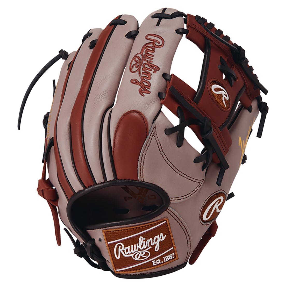 ローリングス(Rawlings) 野球用 グローブ 軟式 HYPER TECH COLOR SYNC 内野手用 GR6HTCN62 グレー/ブラウン 11.25インチ ※右投用