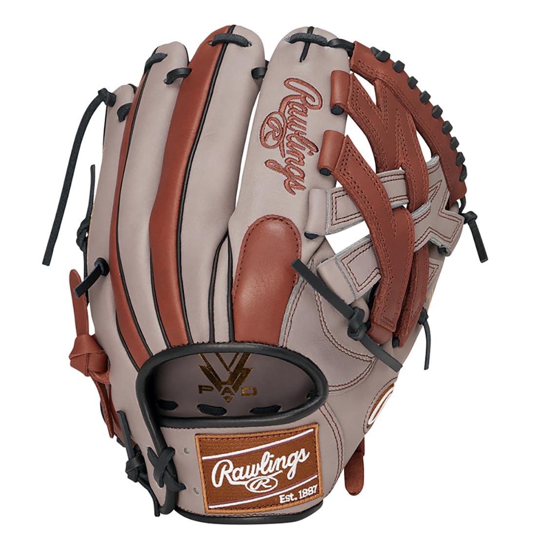 ローリングス(Rawlings) 野球用 グローブ 軟式 HYPER TECH COLOR SYNC オールラウンド用 GR6HTCN65 グレー/ブラウン 11.75インチ ※右投用