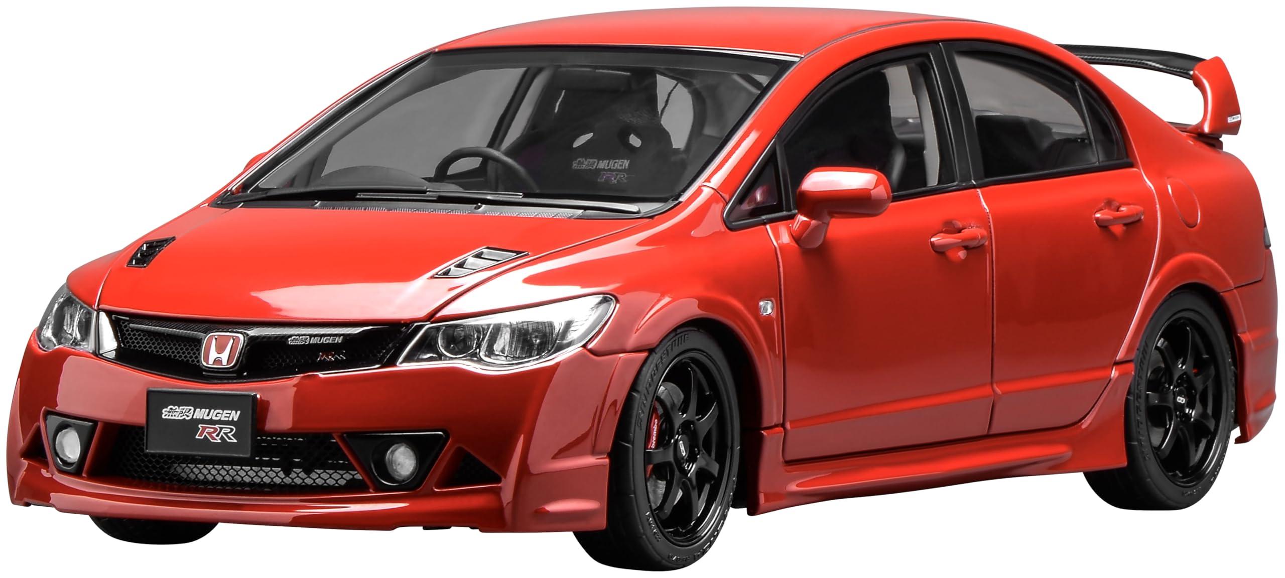 無償性表現スタイル (FREESTYLE) MOTORHELIX 1/18 Honda Civic Type R (FD2)MUGEN RR Milano Red 成し遂げる品 M85415