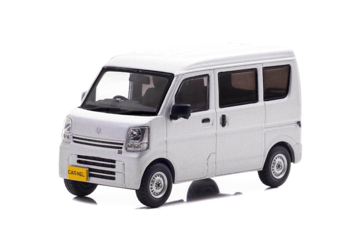ヒコセブン (Hiko seven) CARNEL 1/43 スズキ エブリイ PA (DA17V) 2021 Silky Silver Metallic 完成品 CN432102