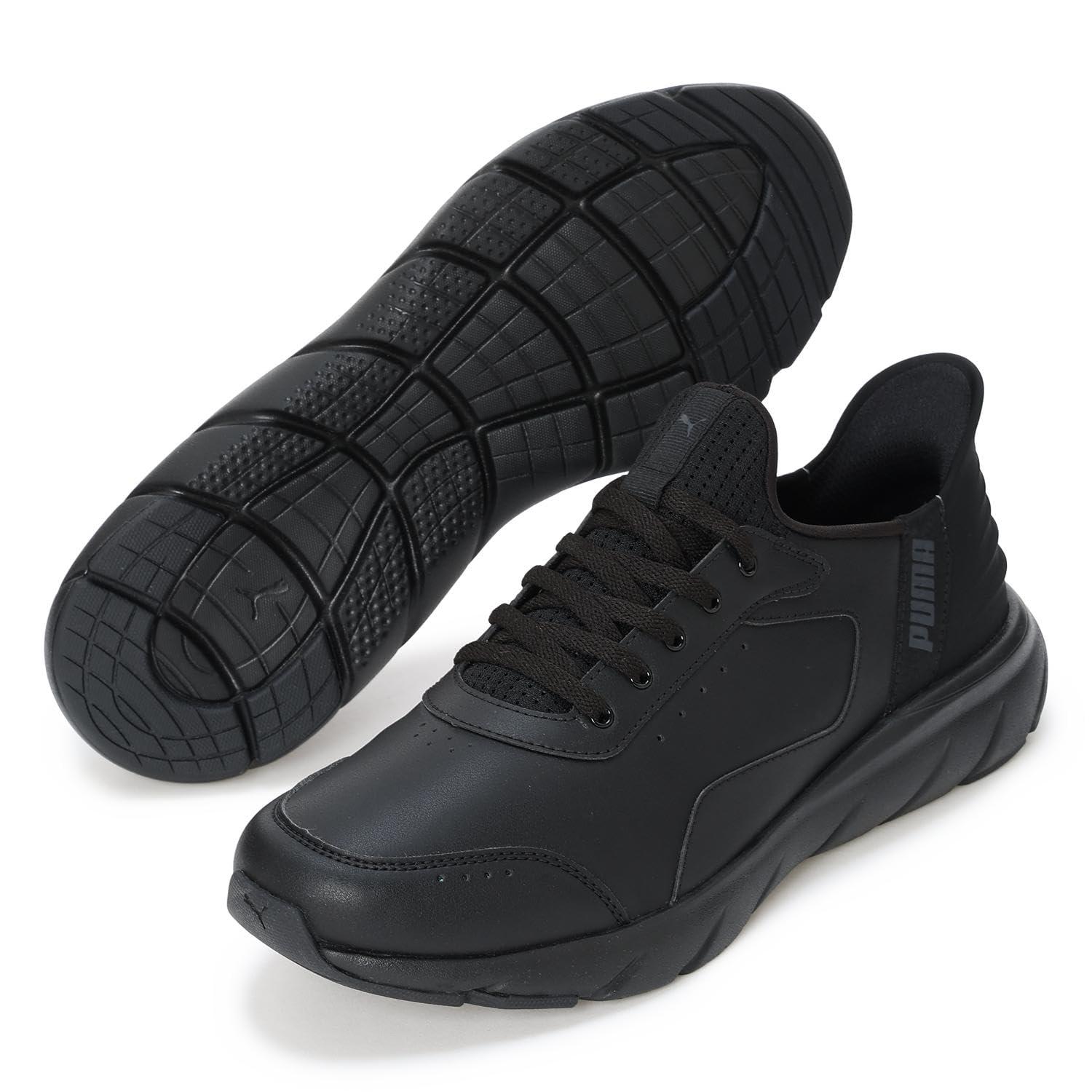 SOFTRIDE フレックス LSL EASE IN ワイド 26年春夏カラー PUMA Black/Flat Dark Gray(01) サイズ:245