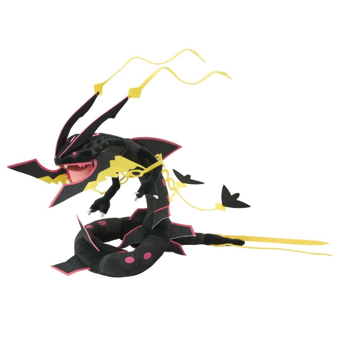 タカラトミー(TAKARA TOMY) ポケットモンスター ポケモンぬいぐるみ 黒いメガレックウザ 高さ 約40cm