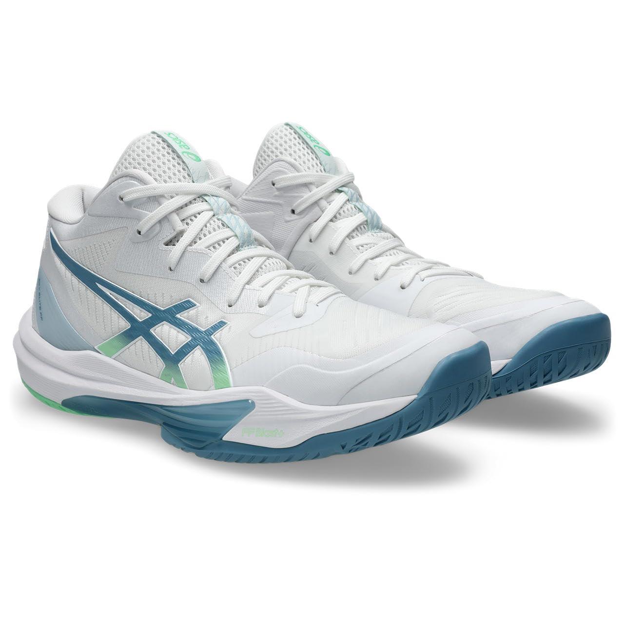 [アシックス] バレーボールシューズ SKY ELITE FF MT 3 1051A081 メンズ 106(ホワイト/サバ ブルー) 25.5 cm 2E