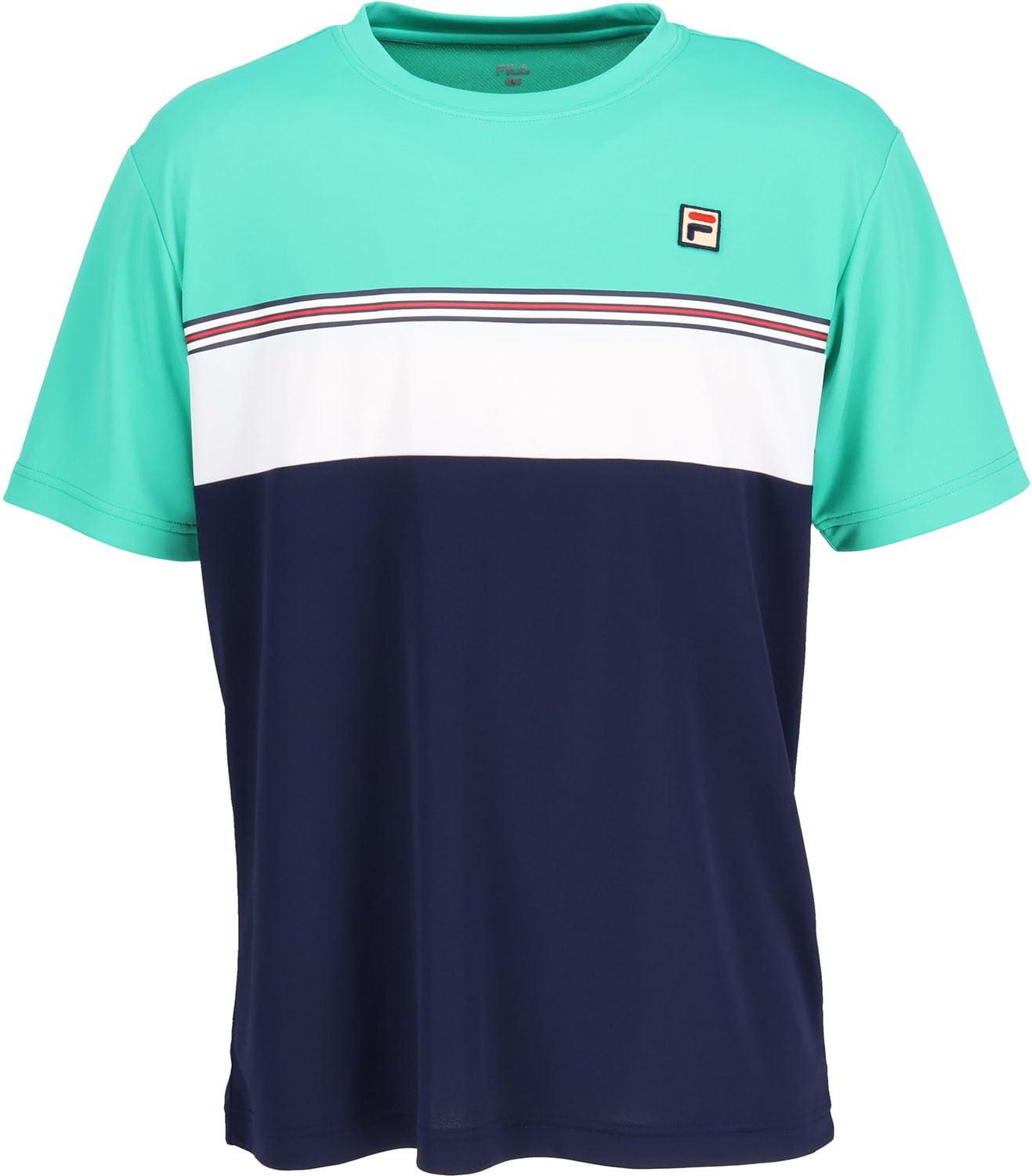 [フィラ] TENNIS テニス テニス 半袖シャツ ゲームシャツ CZ6SGM007 メンズ ターコイズ XL