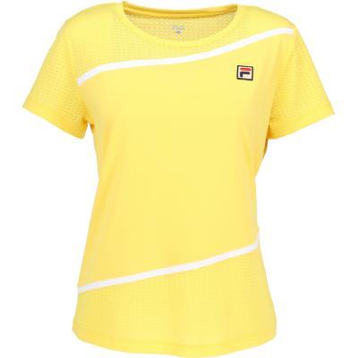 [フィラ] TENNIS 庭球 庭球 半袖プルオーバー 取り組みプルオーバー CZ6SGW029 レディース 点火装置黄色 S