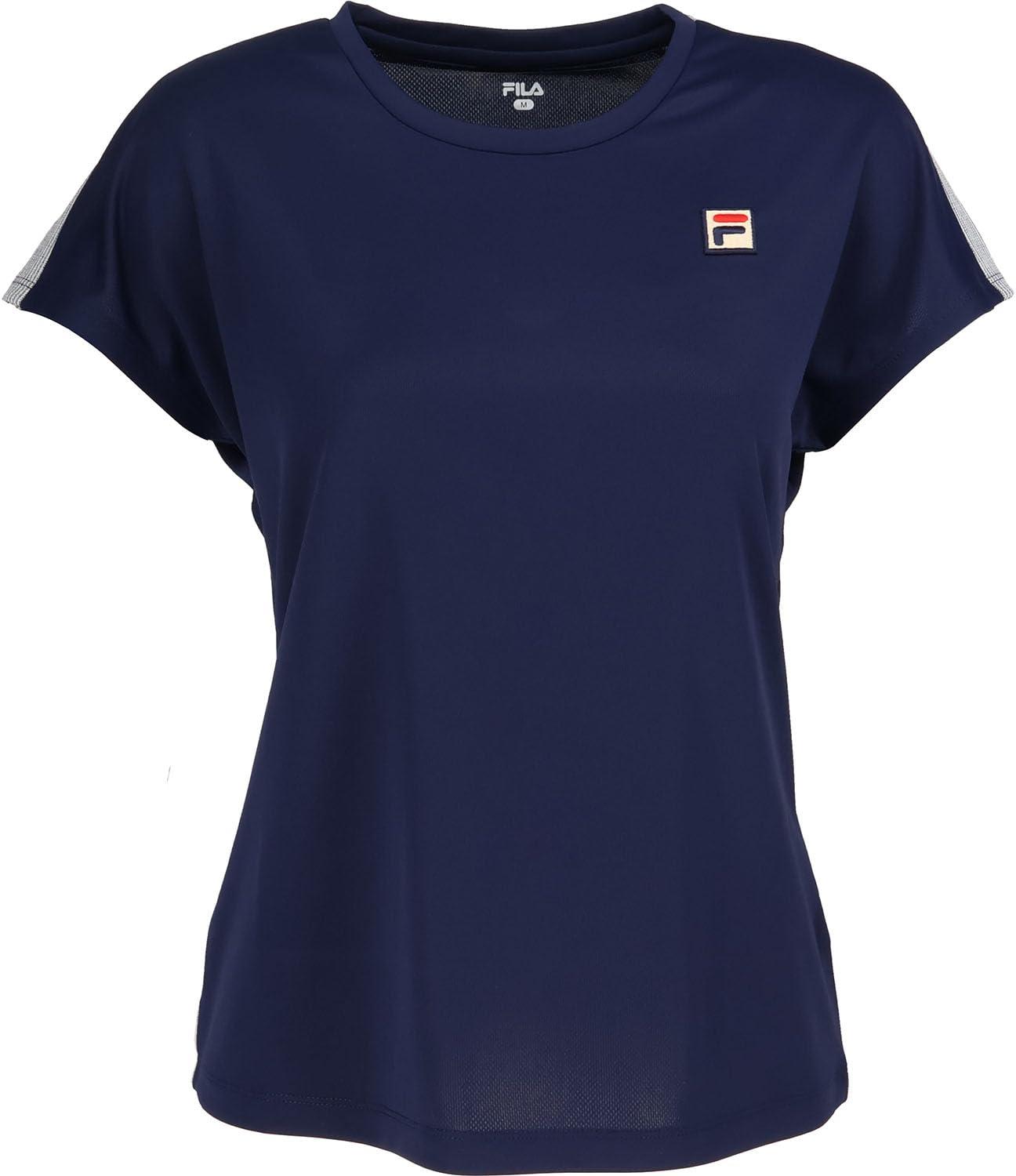 FILA TENNIS(フィラ 庭球) 庭球 半袖プルオーバー 競り合いプルオーバー CZ6SGW045 レディース フィラネイビー M