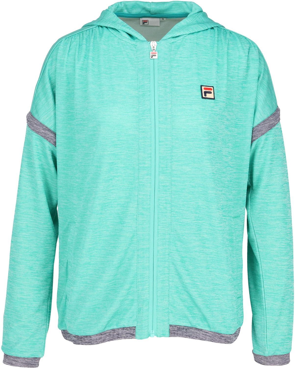 [フィラ] TENNIS 庭球 庭球 パーカー フルジップパーカー CZ6SGW048 レディース 青緑色 L