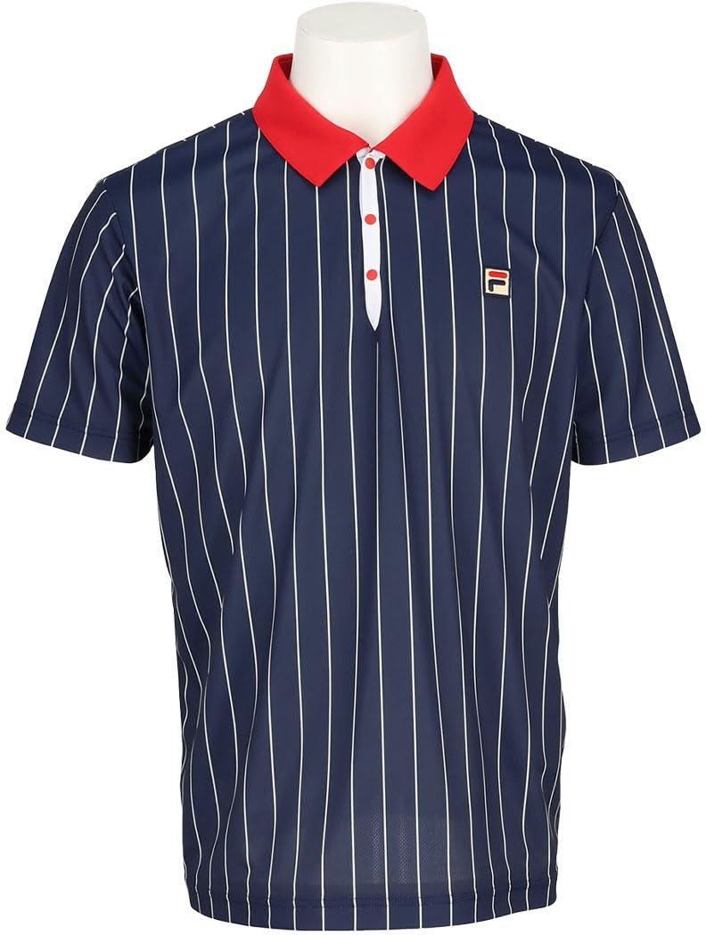 FILA TENNIS(フィラ 庭球) 庭球 半袖プルオーバー 取り組みポロ CZ6SGM004 メンズ フィラネイビー XL