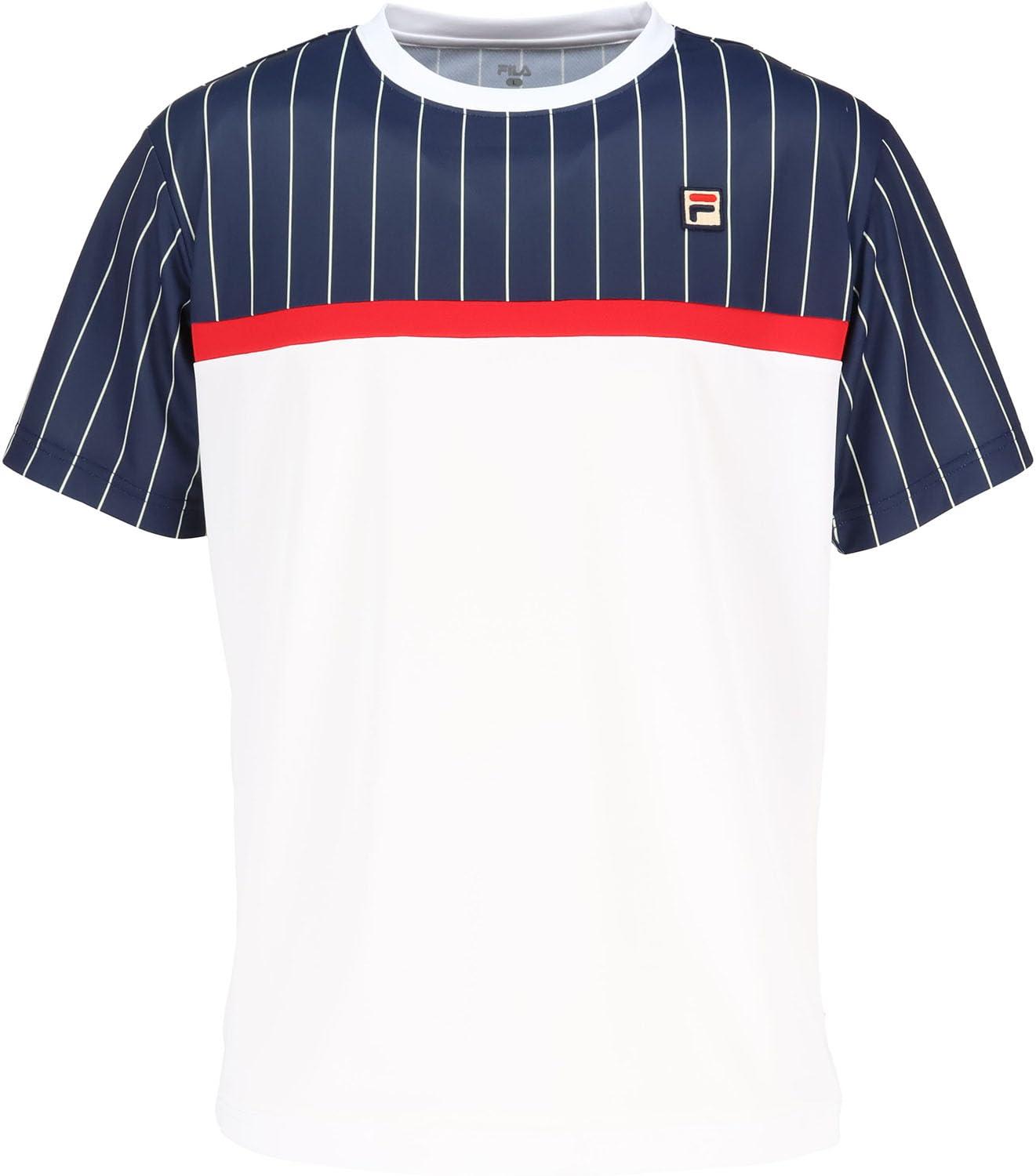 FILA TENNIS(フィラ 庭球) 庭球 半袖プルオーバー 取り組みプルオーバー CZ6SGM005 メンズ フィラネイビー L
